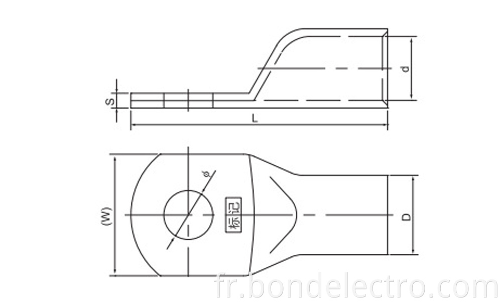 SC Copper Cable Lugs Terminal Parameter1